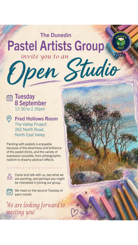 The Dunedin Art Pastel Group - Open Studio 8 September