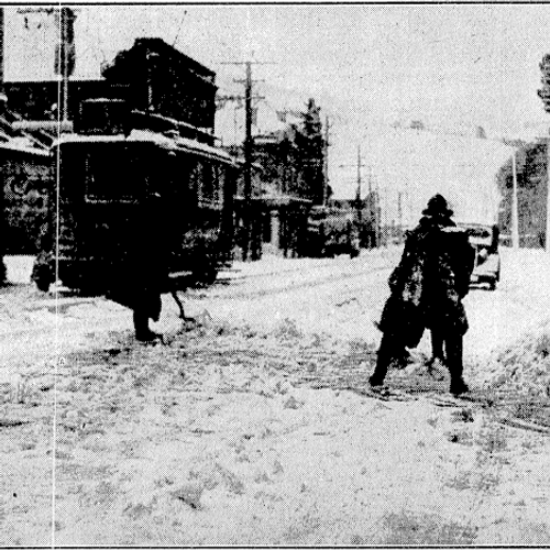 Big snow of '39 grinds city to halt