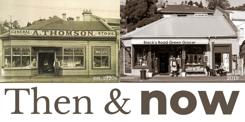Then & now: Blacks Rd corner