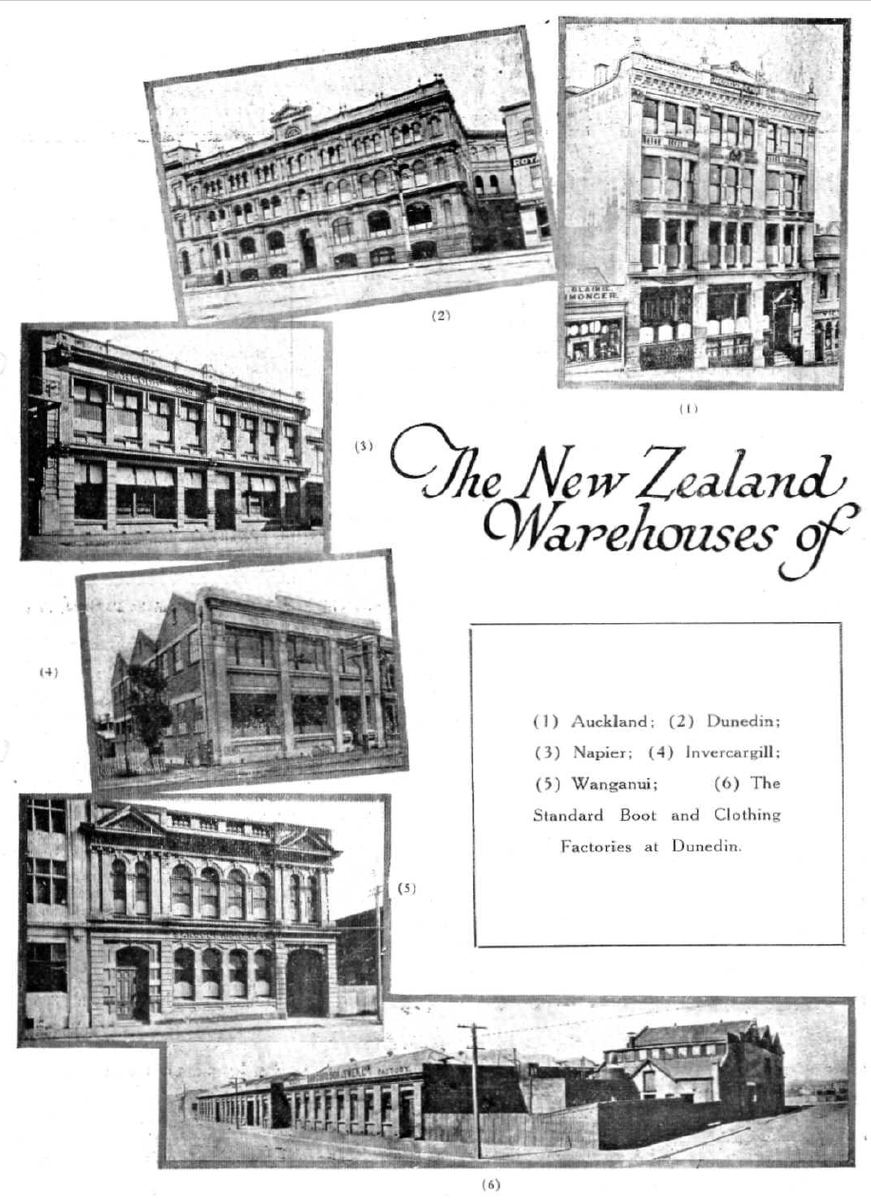 The New Zealand Warehouses of Sargood Son and Ewen Ltd