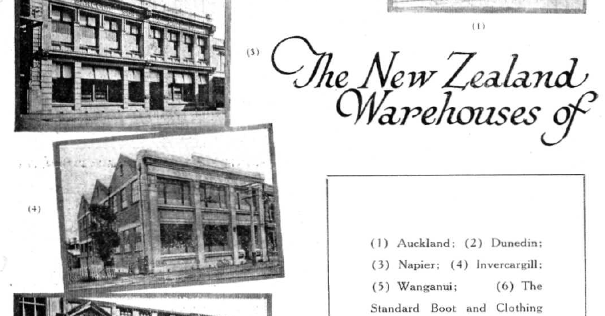The New Zealand Warehouses of Sargood, Son and Ewen Ltd. History Auckland, Dunedin, Onehunga