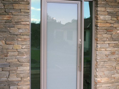 Entrance door from Custom Home Products. 