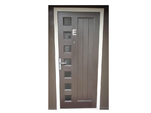 Entrance door from Custom Home Products. 