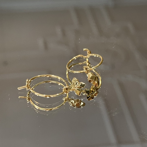 Micro Hoops - gold plated