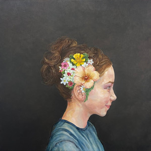 Girl with Flowers