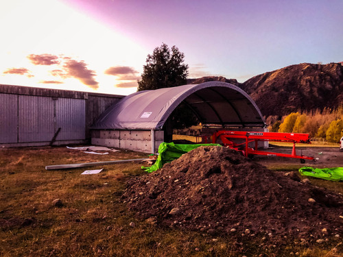 Airplane hanger, Arrowtown