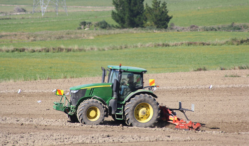 Cultivation. Powerharrowing D Thompson Southland Agricultural Contracting