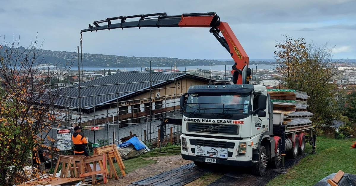 Services Dunedin Hiab and Crane Hire Hiab Truck Transport