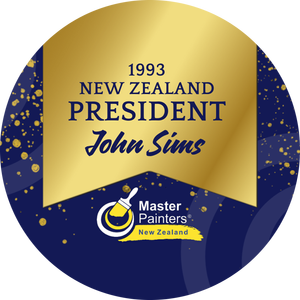 1993 Master Painters New Zealand President - John Sims