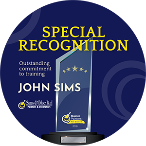 2018 MPNZ Special Recognition, Outstanding Commitment to Training - John Sims