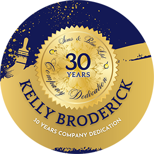 2022 Company Award, 30 Years Company Dedication - Kelly Broderick