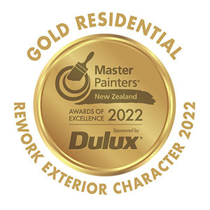 2022, Master Painters Awards of Excellence, Gold Medal, Residential Winner, Rework Exterior Character