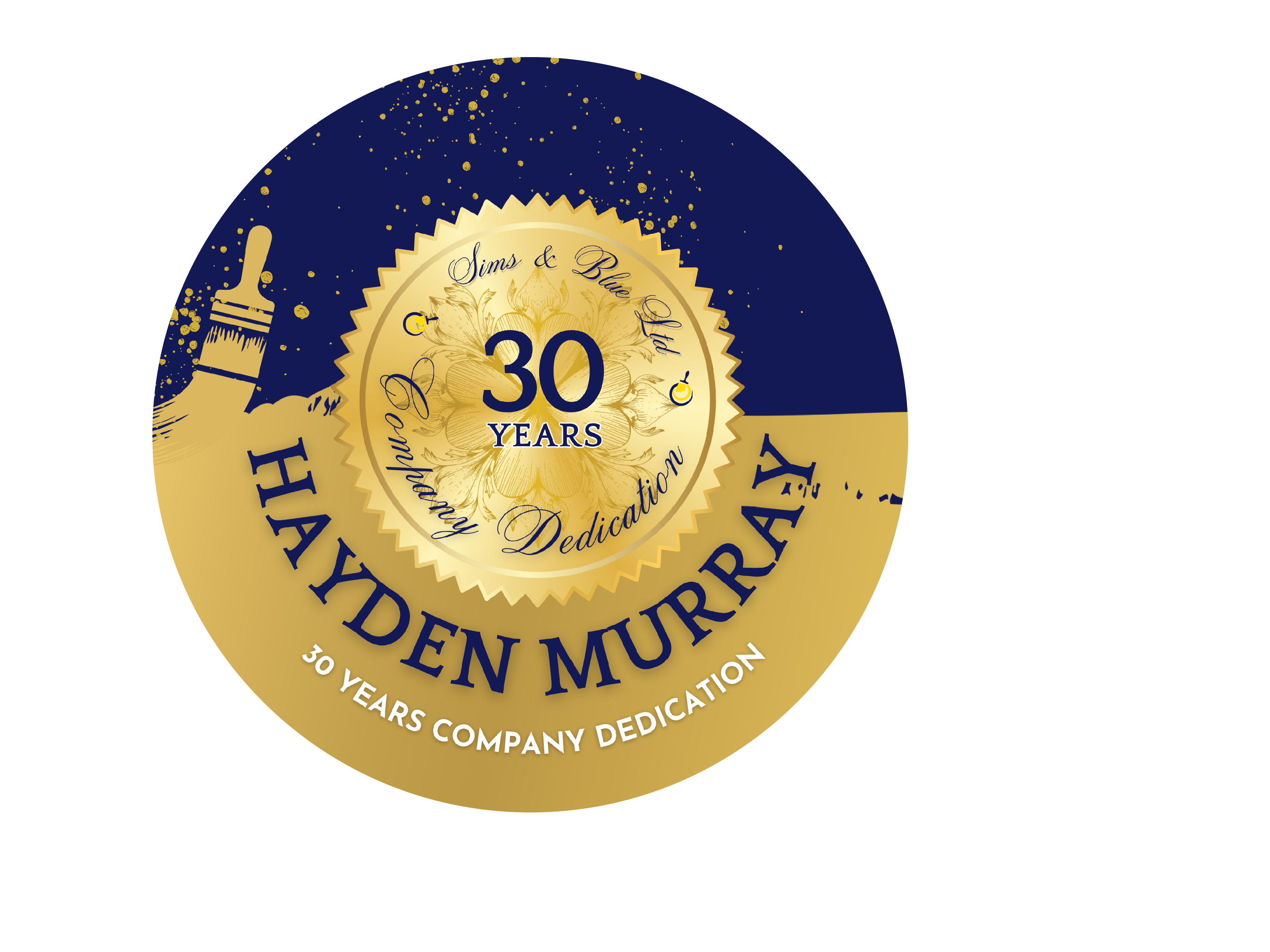 Badge, 30 Year Company Dedication, Hayden Murray