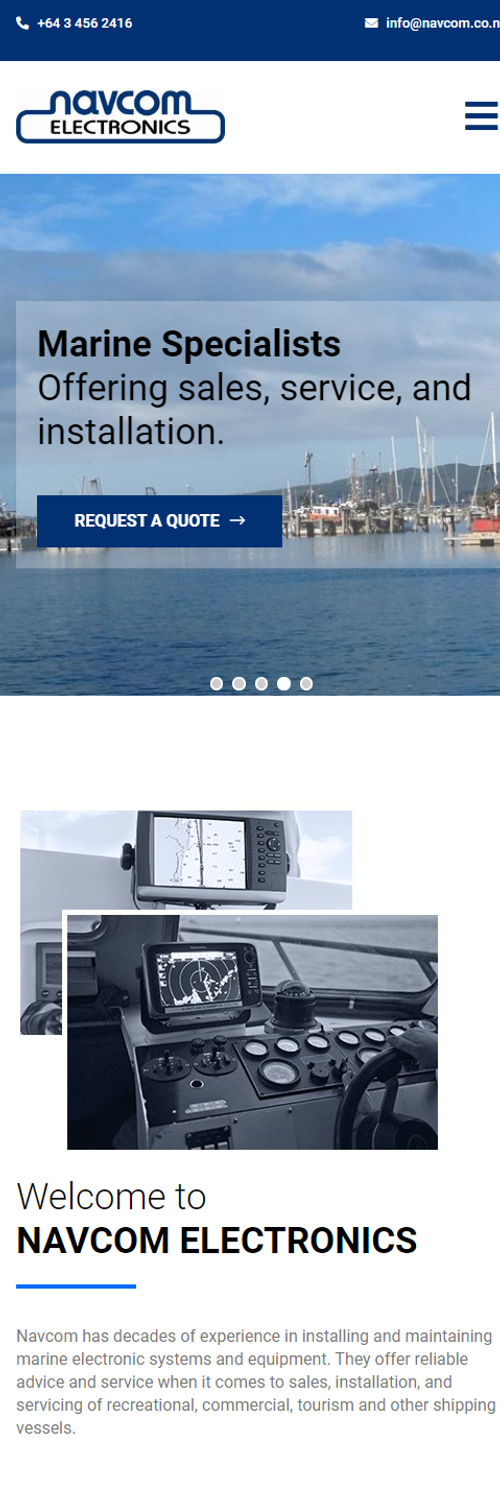 Navcom Electronics marine specialists Dunedin New Zealand. Website by Turboweb. Navcom Electronics marine specialists Dunedin New Zealand. Website by Turboweb.