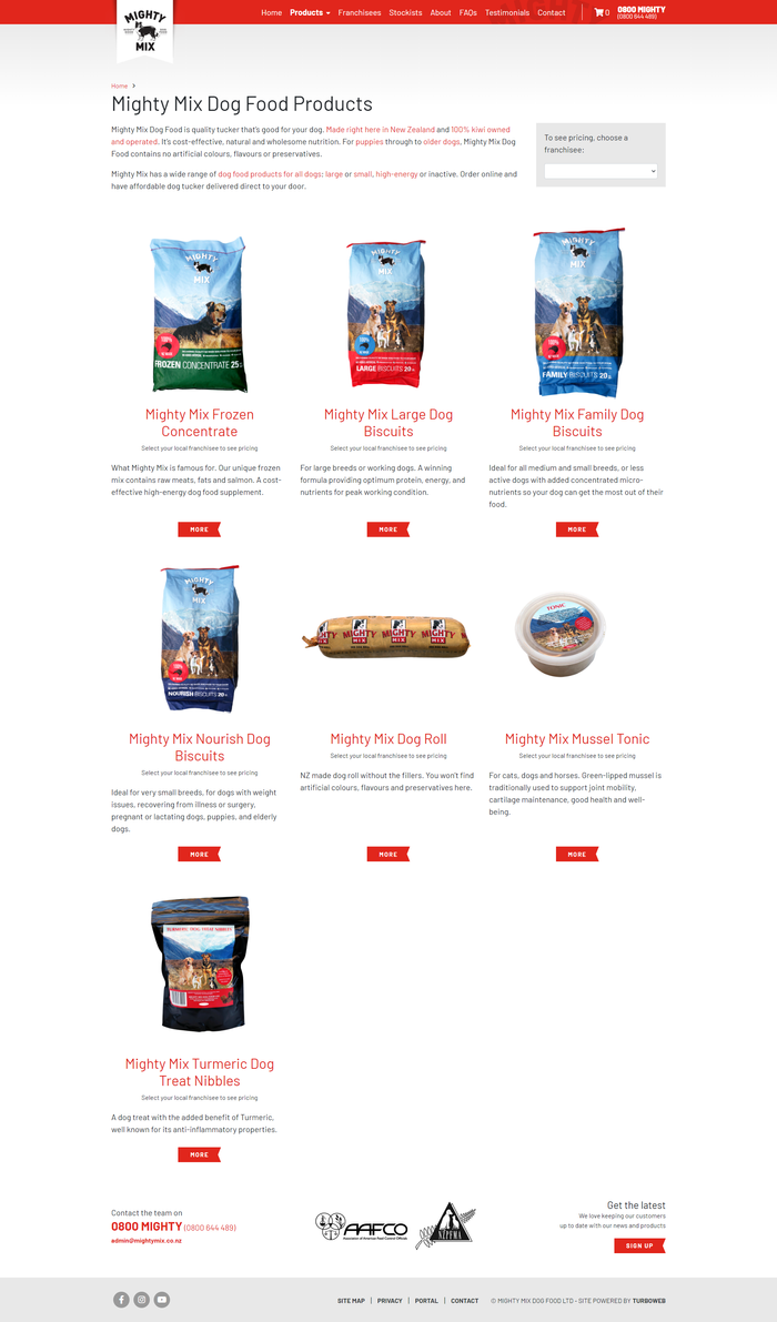 Mighty Mix products Mighty Mix products