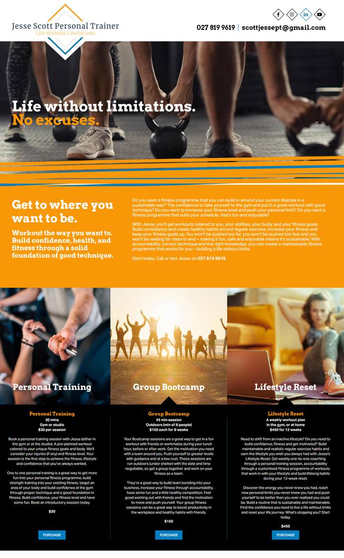 Jesse Scott website by Turboweb preview Jesse Scott website by Turboweb preview