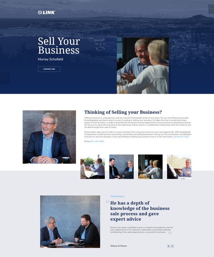 Murray Schofield Sell Your Business website Murray Schofield Sell Your Business website