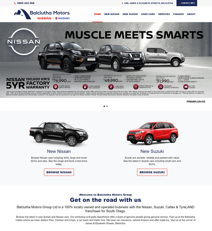 Balclutha Motors Group Website by Turboweb Balclutha Motors Group Website by Turboweb