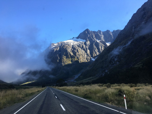 The drive to Milford Sound