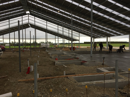 Robotic Milking Platform Foundation at Dinnington