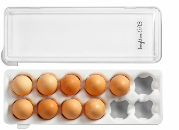Madesmart Egg Holder W/Snap-on Lid White