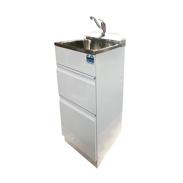 Laundry Tub 350mm wide Double Drawer Smart Tub