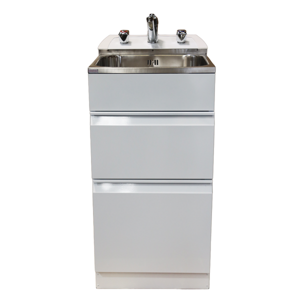 Laundry Tub 465mm wide Double Drawer STPDD465