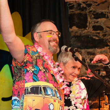 Bob celebrating his birthday