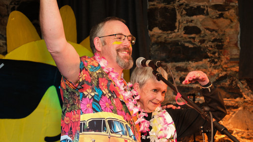 Bob celebrating his birthday