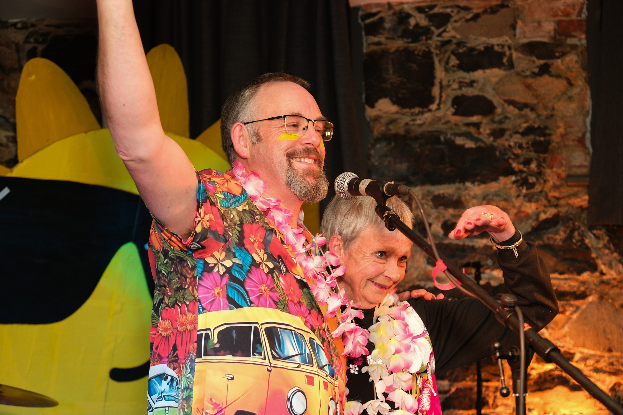Bob celebrating his birthday