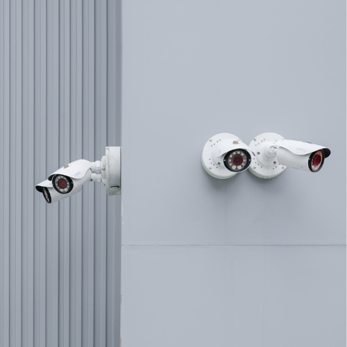 CCTV on a wall