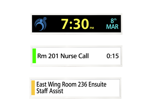 Anunciators available through Nurse Call Plus and Advance Care