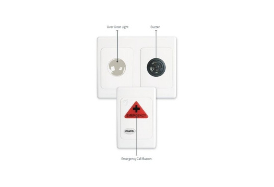 Assessibility alarm buttons and displays