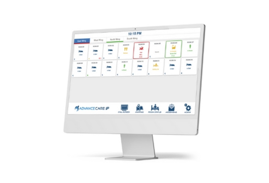 Room status display for the Advance Care system