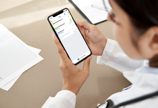 Advance Care alaerts on a mobile