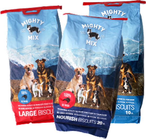 Mighty Mix Large Dog Biscuits