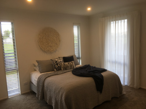 Sheer with Lining & Evolution Blinds
