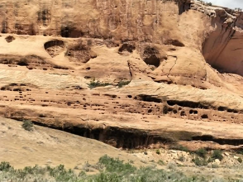 View outside train from Glenwood Springs to Moab