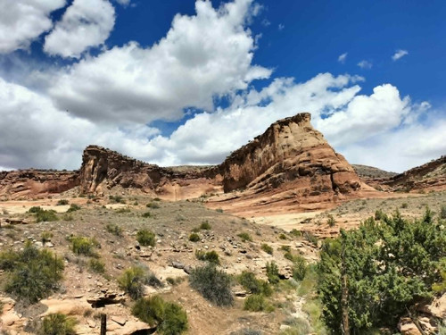 View outside train from Glenwood Springs to Moab