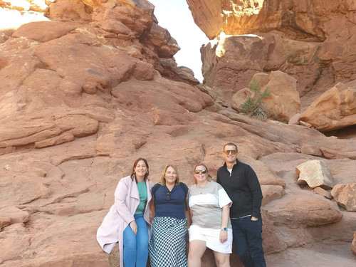 Jenny at Arches National Park in Moab