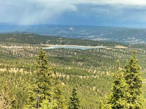View of the valley while at Pikes Peak