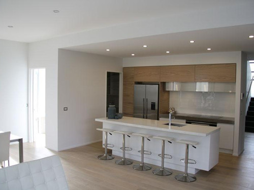 The kitchen design is by designer Ingrid Geldof