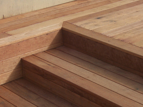 Detail of the decking