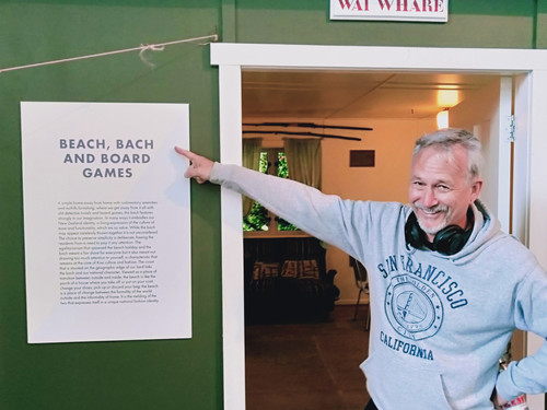 Checking out the Wai Whare or Beach Bach