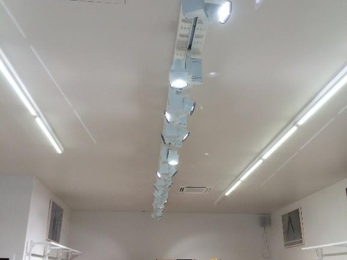  installation of shop lighting