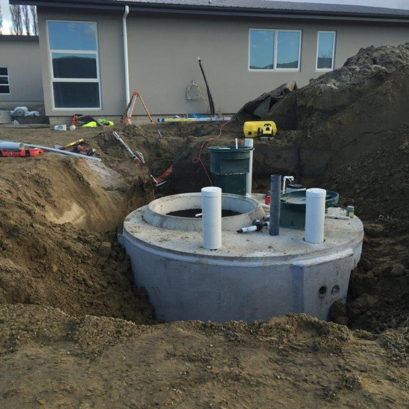 Getting a septic tank or treatment plant installed