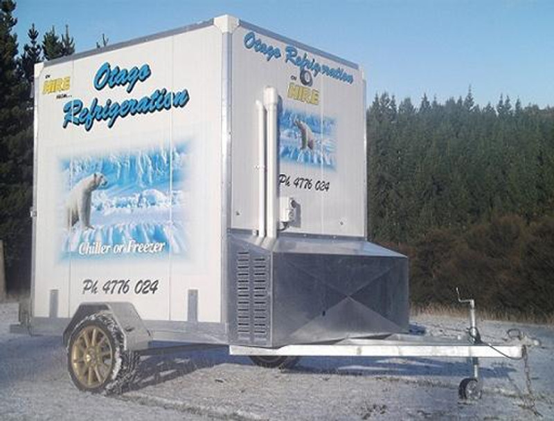 Otago Refrigeration chiller trailer or truck hire Otago.