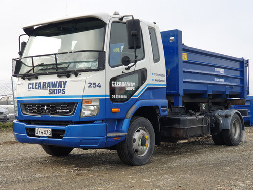 Clearaways HUka Truck with Skip bin on the back ready for delivery 
