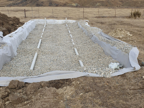 Drainage solutions put in place at the historic Nevis Valley cottage