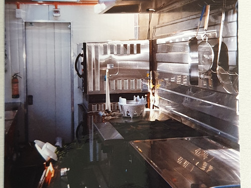 Interior of the mobile kitchen unit